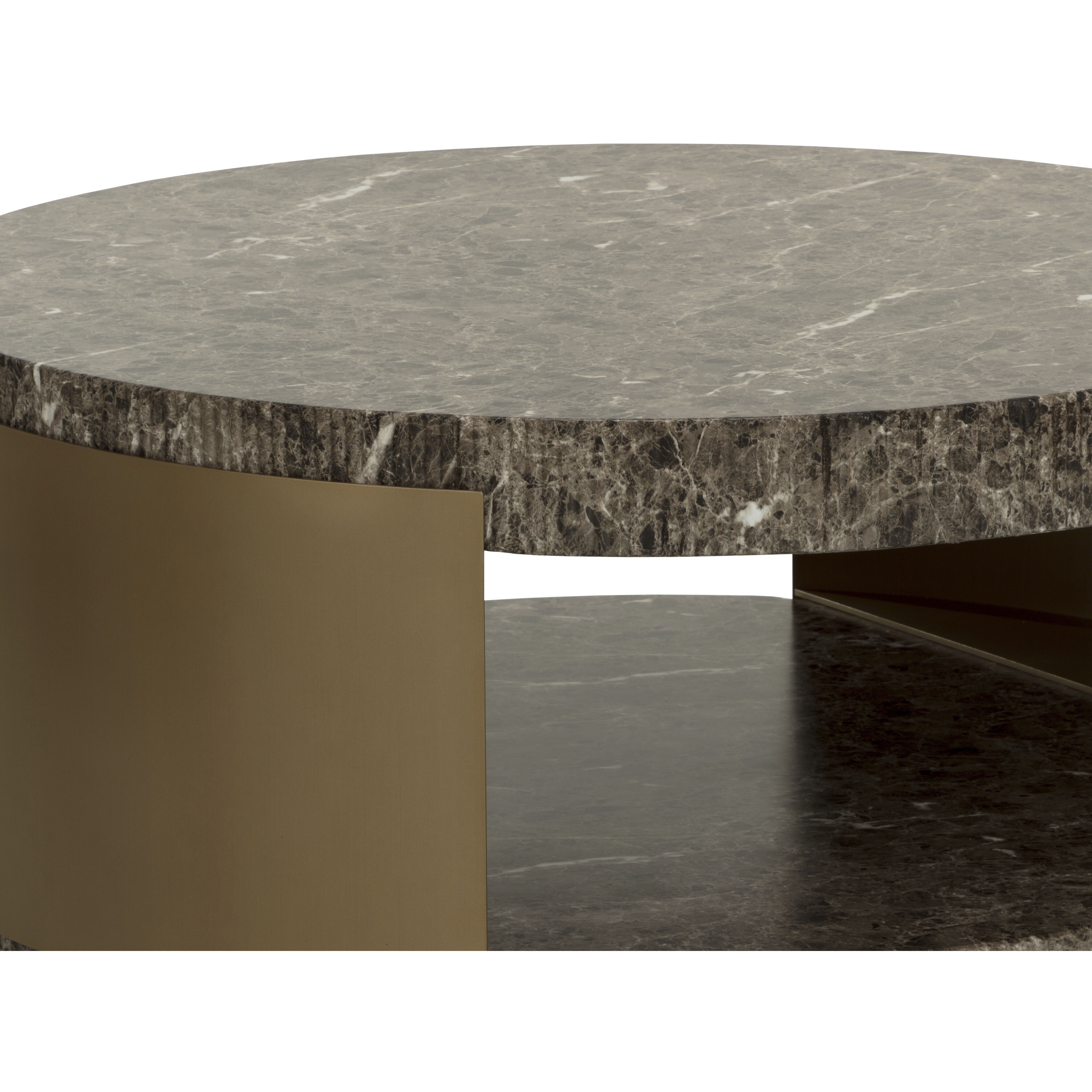 Cavette 38 X 16 inch Marble Look / Dark Emperador Outdoor Coffee Table